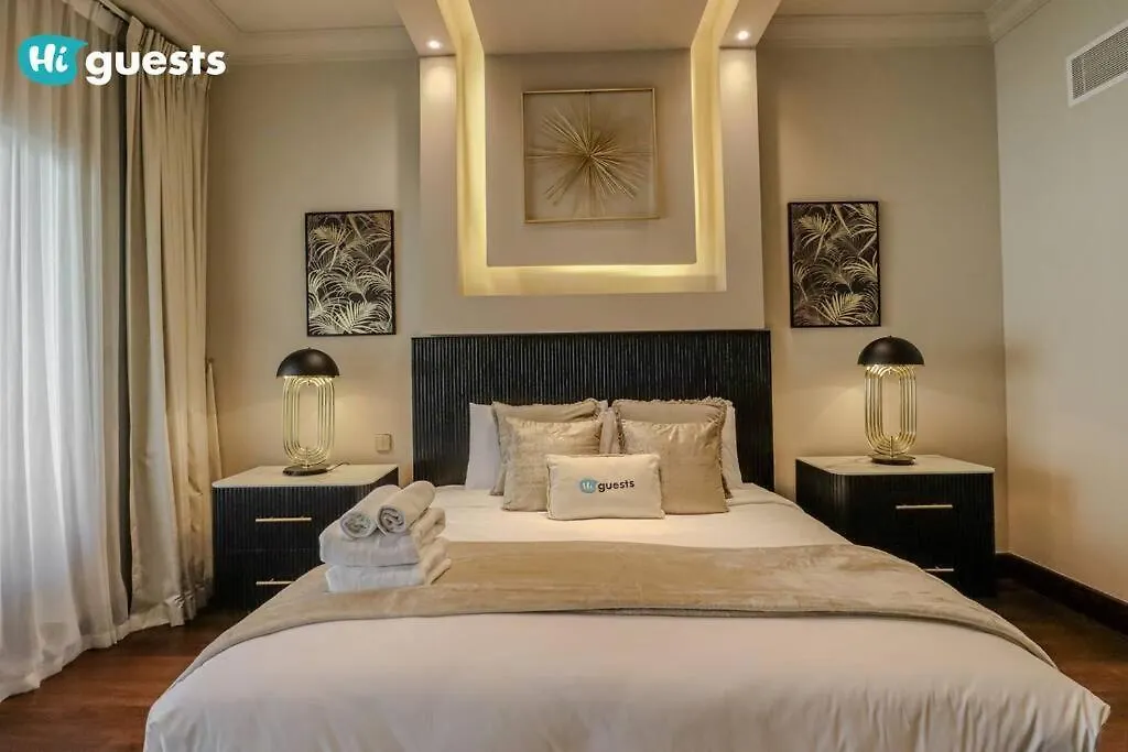 Apartamento Higuests - Luxurious 2Br Haven In Iconic Palm Jumeirah Dubái