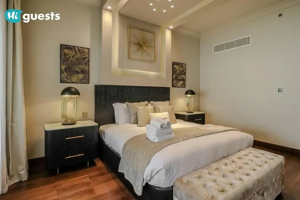 Apartamento Higuests - Luxurious 2Br Haven In Iconic Palm Jumeirah Dubái