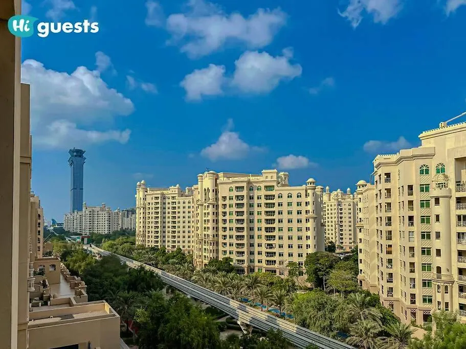 Apartamento Higuests - Luxurious 2Br Haven In Iconic Palm Jumeirah Dubái